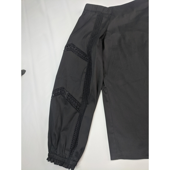 Off shoulder blouse by WHBM, long sleeved Women's Large EUC - Picture 5 of 8